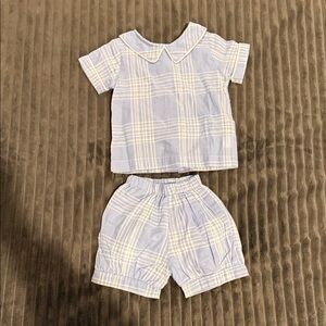 The Oaks brand Plaid Outfit Set, size 12mo